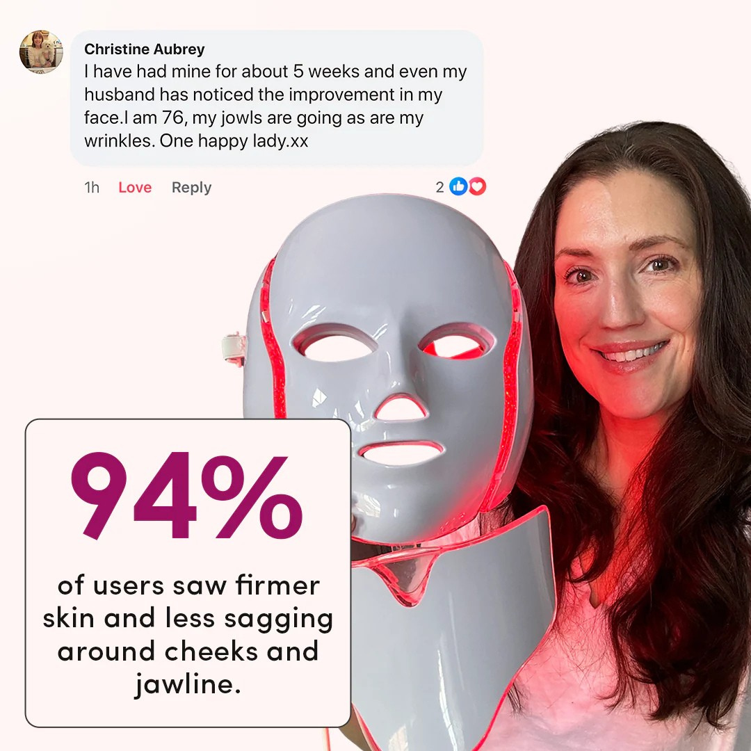RegenMask™ LED & Microcurrent Mask for Lifting Jowls, Cheeks, and Lower Face